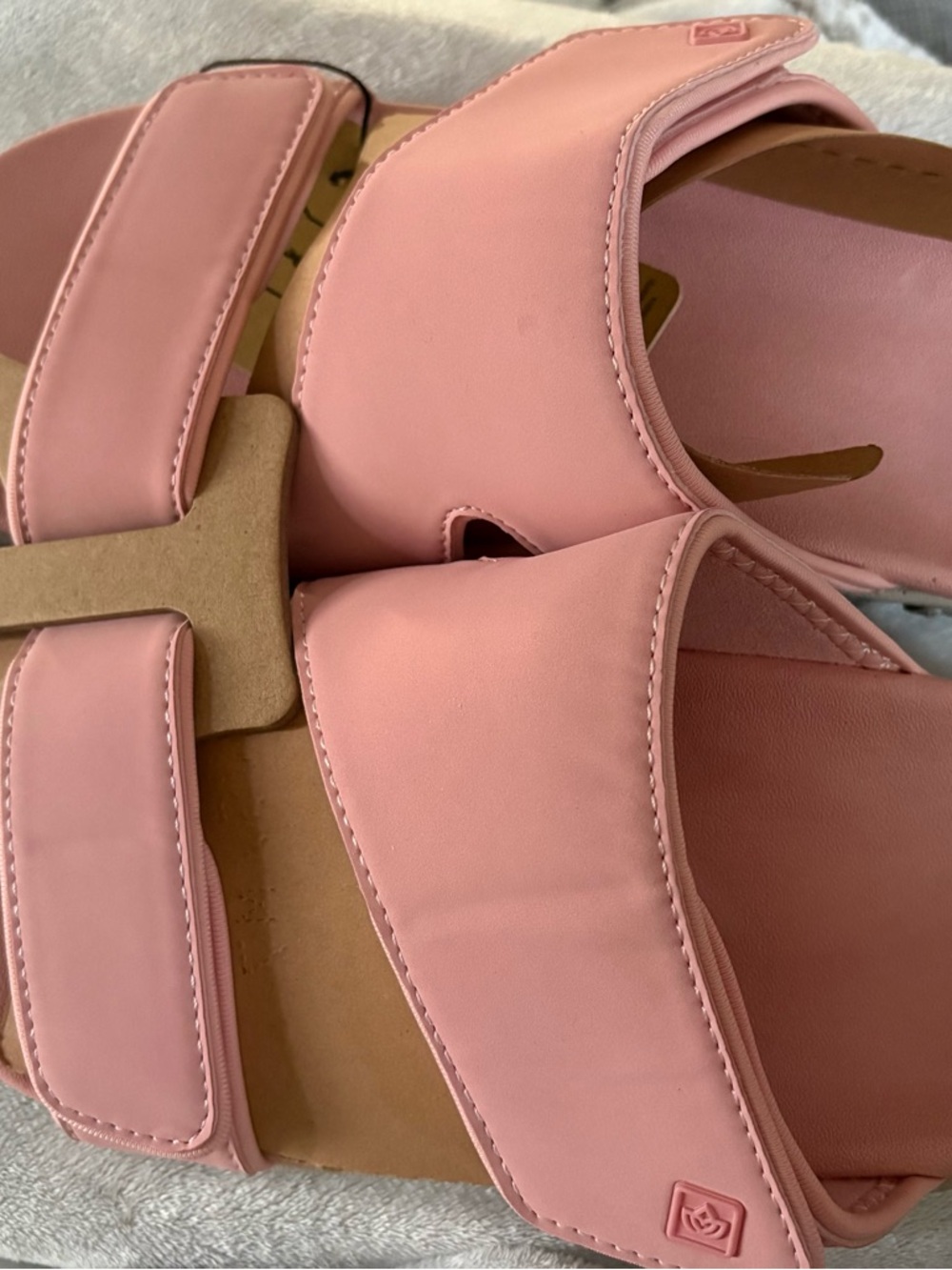 SPENCO New Women's Pink Slide Sandals - Soft Dual-Strap Comfort